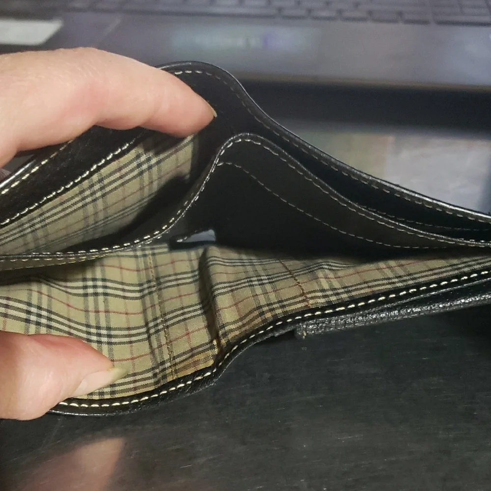 Burberry men leather